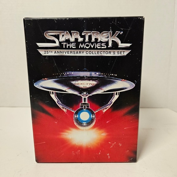 Paramount Pictures Other - Star Trek The Movies 25th Anniversary Collector's Set 5 VHS Box Set 1991 Vintage